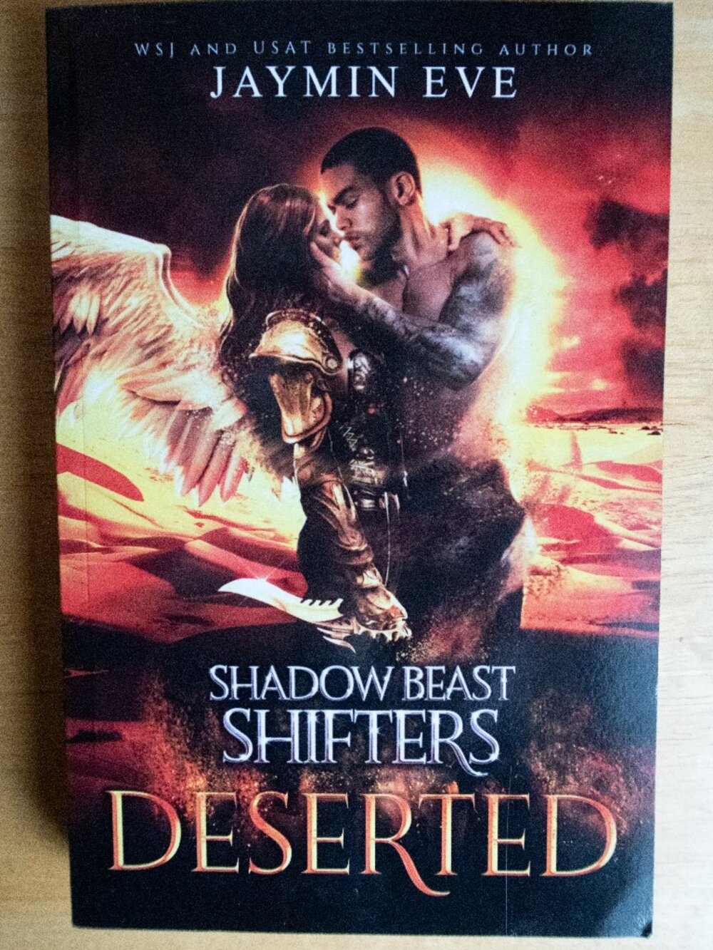 **NEW & OOP** Deserted by Jaymin Eve, Shadow Beast Shifters, Book 4, Model Cover